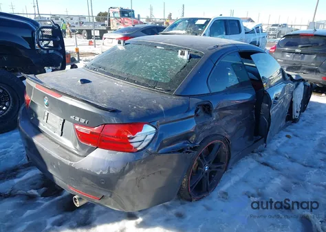 2014 BMW 435I из США, поврежденный, VIN WBA3T3C51EP737541